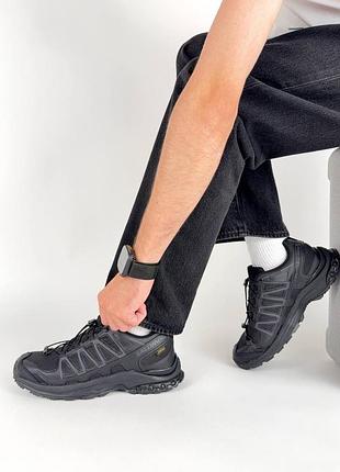 Водонепроникні кросівки salomon xa pro 3d amphib gtx black grey