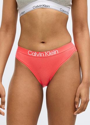 Calvin klein жіночі бавовняні труси сліпи помаранчевого кольору