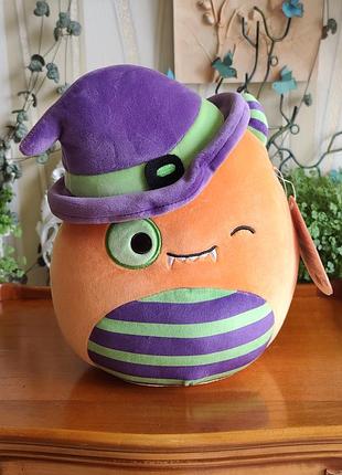 Оригінальна м'яка іграшка squishmallows чарльтон (charlton) хелловін