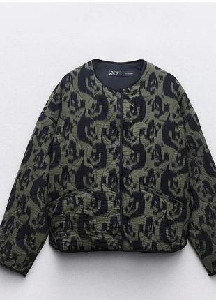Стеганая куртка от zara р.м