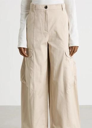 Брюки жіночі max mara карго бежеві 2