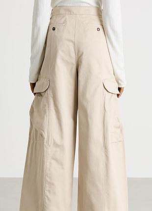 Брюки жіночі max mara карго бежеві 4