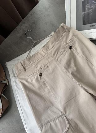 Брюки жіночі max mara карго бежеві 7