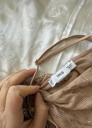 Боді в камінці в стрази від mango с 5