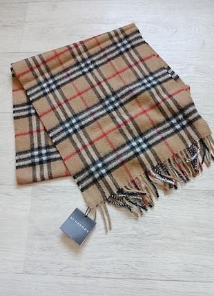 Чоловічий шарф burberry cashmere.