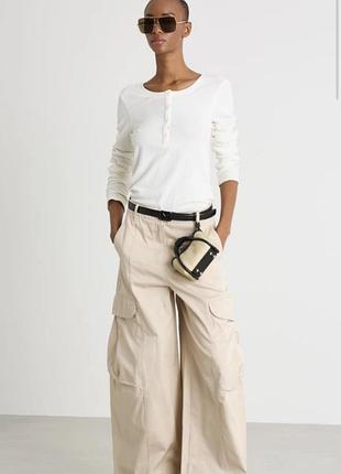 Брюки жіночі max mara карго бежеві
