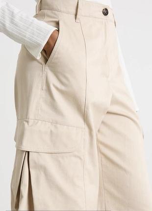 Брюки жіночі max mara карго бежеві 3