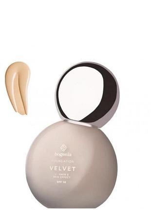 Тональна основа bogenia velvet spf 20, 003/бежевий/beige, 30 мл