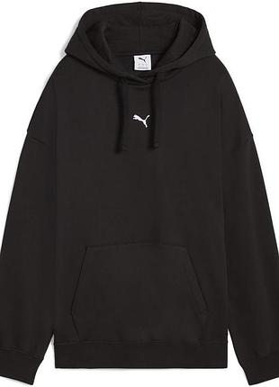 Худі жіноче puma чорне на флісі
