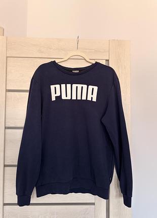 Світшот puma темно-синій, розмір m, оригінал
