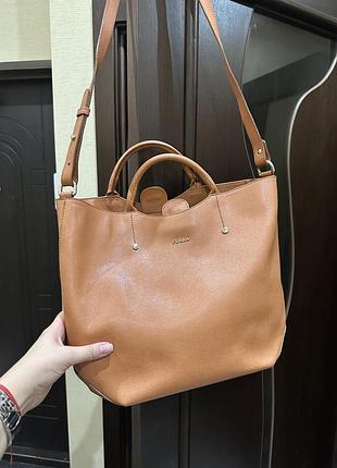 Шопер жіночий furla карамельний 2