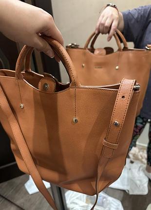 Шопер жіночий furla карамельний 4
