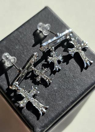 Сережки chrome hearts dark desire 7
