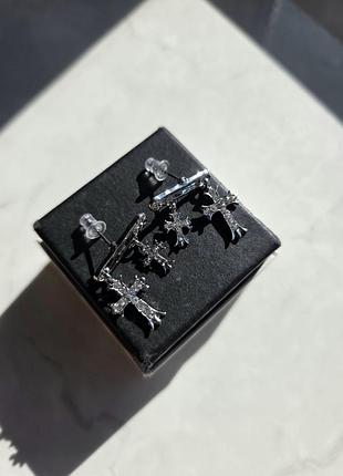 Сережки chrome hearts dark desire 8