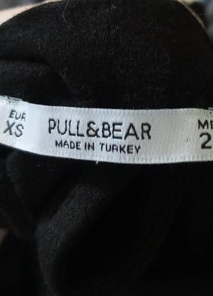 Черное платье короткое с вырезом pull bear 3