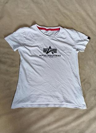 Оригинальная женская футболка alpha industries