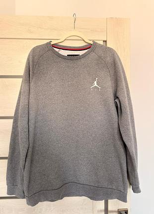 Світшот чоловічий jordan jumpman сірий розмір l