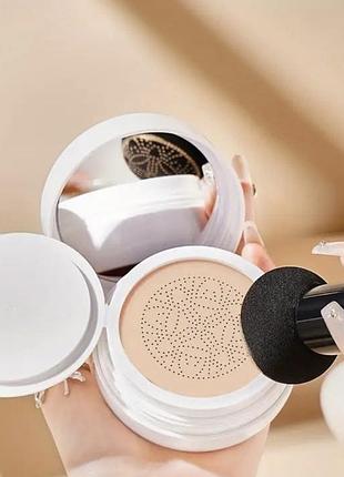 Тональний крем-кушон «olauty air cushion cc cream», 20мл, №3/brunet brown