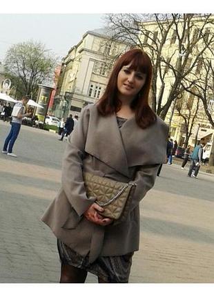 Пальто куртка на запах 7