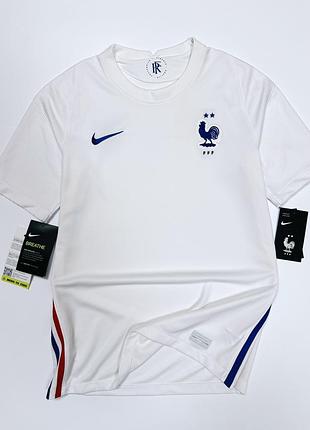 Nike подростковая белая футболка футболка сборной францией  запуск fff оригинал