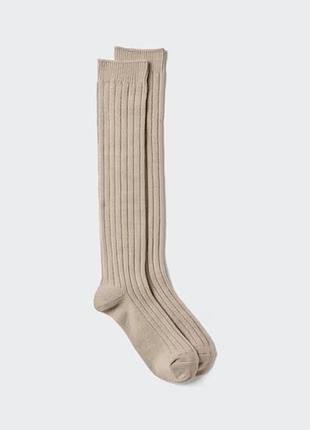 Носки гольфи шкарпетки підколінки heattech термо uniqlo