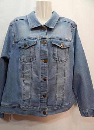 Куртка джинсова жіноча vintage d.jeans, ukr 52-54 015dg (в зазначеному розмірі, тільки 1 шт.)