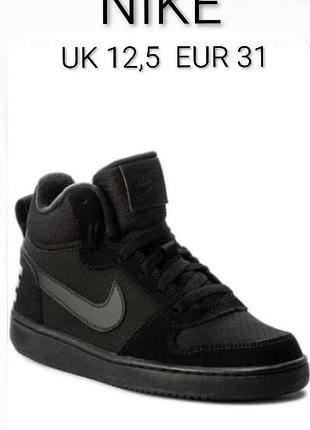 Хайтопы высокие кроссовки nike court borough mid made in indonesia u9 12,5 eur 31