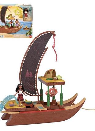Ігровий набір disney moana 2 каное моани з лялькою та хейхеєм