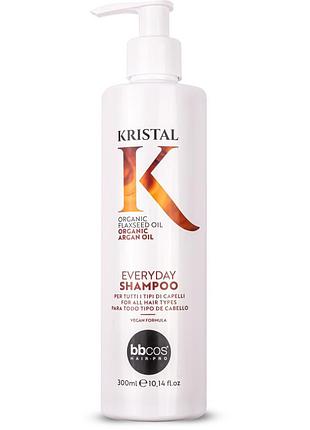 Шампунь для всех типов волос (ежедневный) bbcos kristal everyday shampoo, 300 мл