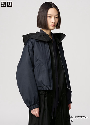 Бомбер парка на молнии uniqlo u