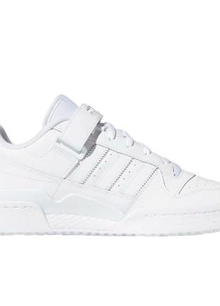 Кросівки чоловічі adidas forum low білі розмір 41 (27 см)