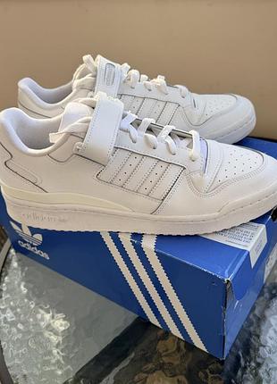 Кросівки чоловічі adidas forum low білі розмір 41 (27 см)