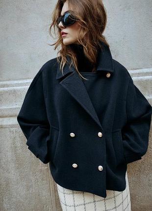 Жіноче коротке пальто осінь весна zara