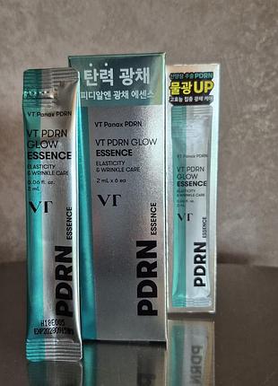 Укріплююча есенція для сяйва шкіри vt cosmetics pdrn glow essence 6шт