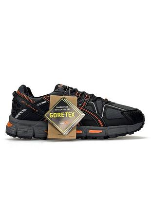 👟 кроссовки asics gel-kahana 8 m BSDx grey black orange/ наложка bs👟