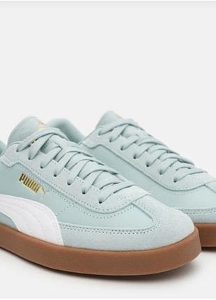 Нові кеди puma club ii era. розмір 38 (устілка 24 см). колір блакитний/м'ятний.