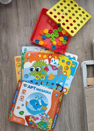 Крупна велика мозайка 3+ limo toy  12 картинок і 33 фішки