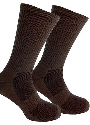 Шкарпетки premier socks коричневі з утепленою стопою та з високою резинкою, унісекс, розм. 36-39, 40-42, 43-45
