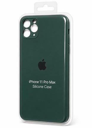 Силіконовий чохол на iphone 11 pro max ( virid )
