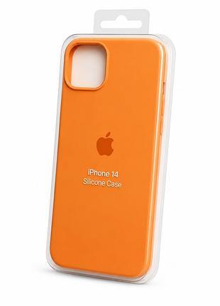 Силіконовий чохол з мікрофіброю та покриттям softtouch для iphone 14 ( full № 52 )