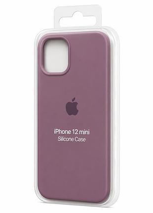 Силіконовий чохол з мікрофіброю та покриттям softtouch для iphone 12 mini ( full № 59 )