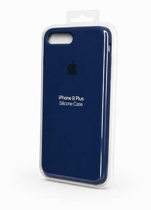 Силіконовий чохол для iphone 7 + / 8 + синій ( full №60 )