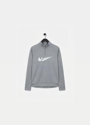 🩶 жіноча спортивна кофта nike performance (s–m) / зіп-худі найк