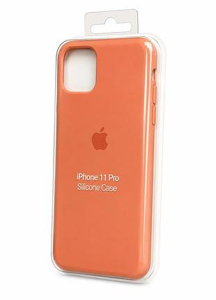 Силіконовий чохол з мікрофіброю та покриттям softtouch для iphone 11 pro ( full № 27 )