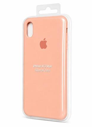 Силіконовий чохол для iphone xs max рожевий (high no12)