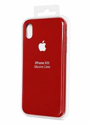 Силіконовий чохол для iphone xr червоний (high no33)