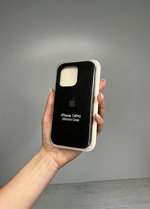 Силіконовий чохол на iphone 14 pro ( чорний )