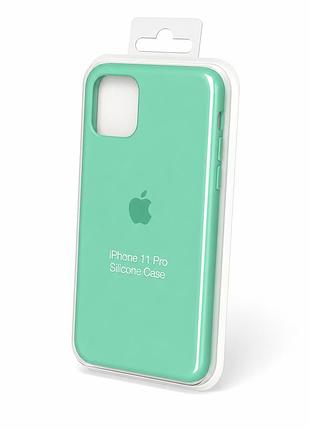 Силіконовий чохол для iphone 11 pro бірюзовий (high no46)