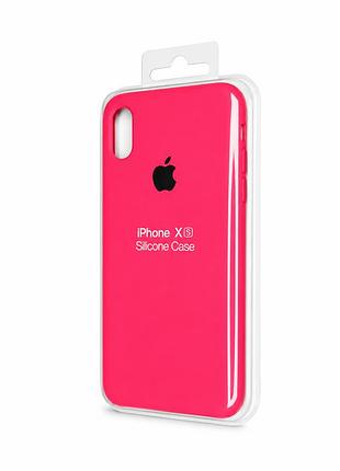 Силиконовый чехол для iphone x | xs розовый ( high 44 )