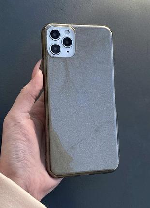 Чехол «crystal case» 11 pro gray (чохлы с блестками)